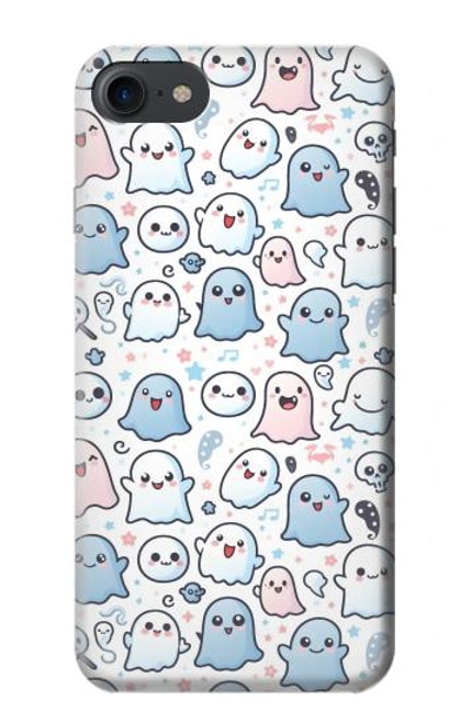 S4013 Seamless Cute Ghost Pattern Case For iPhone 7, iPhone 8, iPhone SE (2020) (2022)