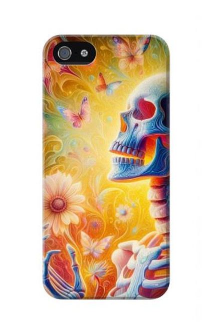 S3976 Colorful Skeleton Case For iPhone 5 5S SE