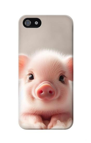 S3979 Cute Baby Pig Case For iPhone 5 5S SE