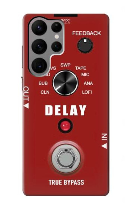 S4011 Red Guitar Analog Delay Graphic Case For Samsung Galaxy S23 Ultra