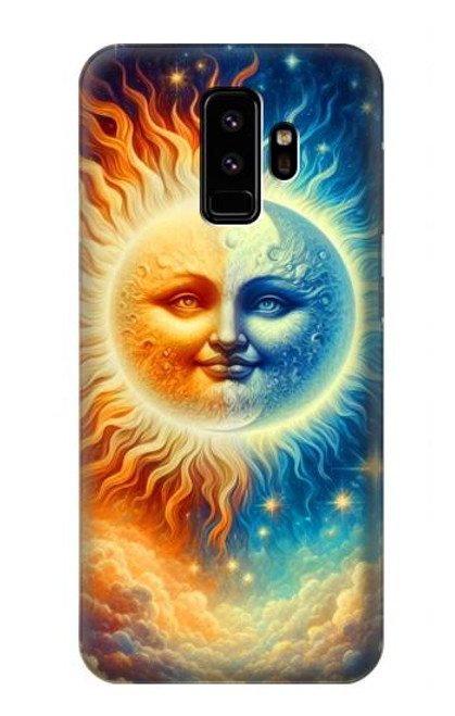 S3966 Artistic Sun Moon Case For Samsung Galaxy S9