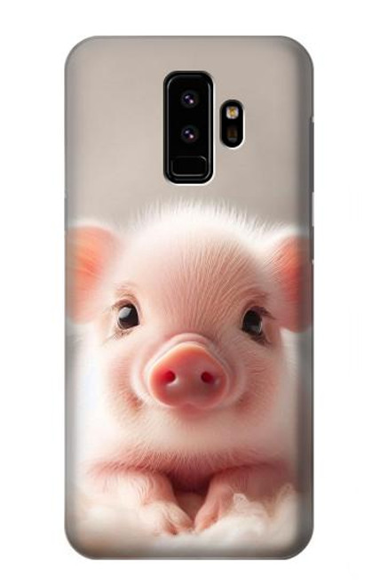S3979 Cute Baby Pig Case For Samsung Galaxy S9