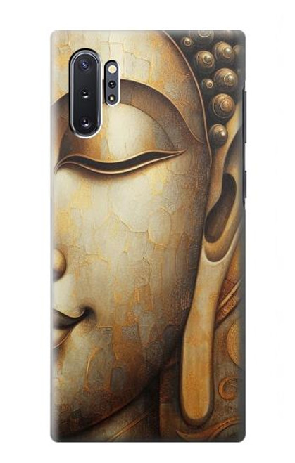 S4022 Vintage Buddha Face Golden Style Case For Samsung Galaxy Note 10 Plus
