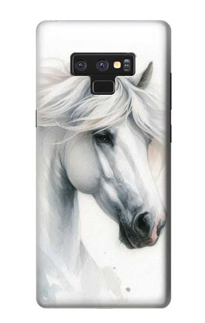 S4025 White Horse Painting Case For Note 9 Samsung Galaxy Note9