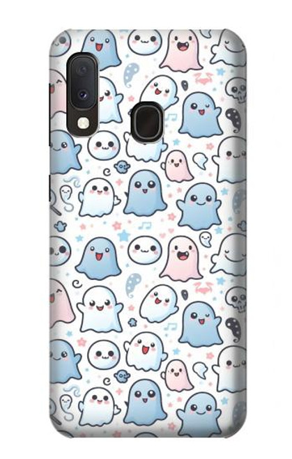 S4013 Seamless Cute Ghost Pattern Case For Samsung Galaxy A20e