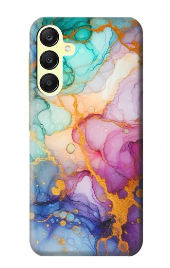 S4001 Multicolored Abstract Lilac Emerald Case For Samsung Galaxy A25 5G