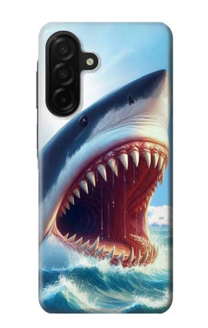 S4004 Oil Color Painting Giant Shark.jpeg Case For Samsung Galaxy A26