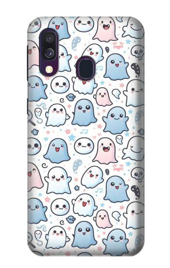 S4013 Seamless Cute Ghost Pattern Case For Samsung Galaxy A40