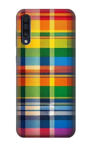 S3983 Fabric Texture LGBTQ Case For Samsung Galaxy A50