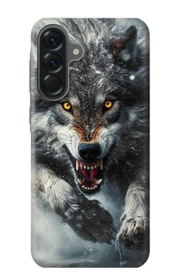 S3965 Angry Wolf Running Case For Samsung Galaxy A56