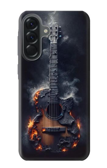 S3972 Burned Acoustic Guitar Graphic Case For Samsung Galaxy A56