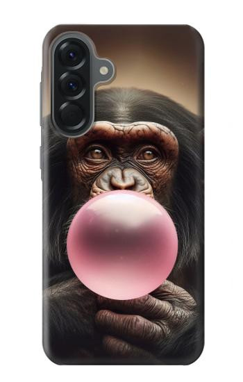 S3973 Chimpanzee Blowing Pink Bubblegum Case For Samsung Galaxy A56