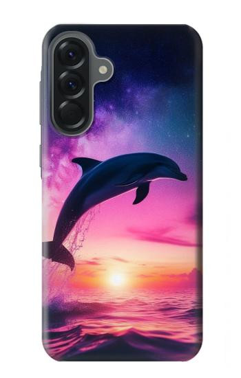 S3980 Dolphin Sunset Milky Way Case For Samsung Galaxy A56