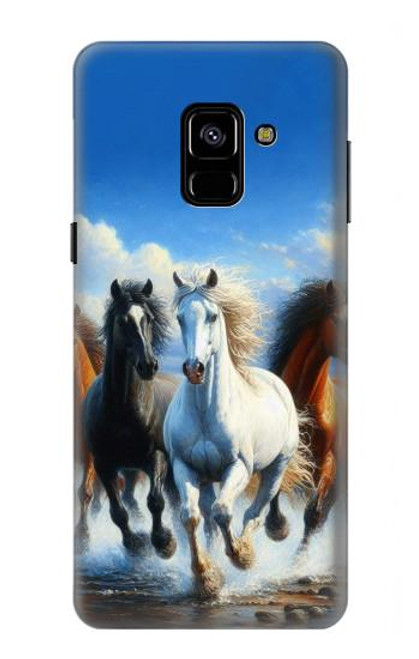S3996 Horse Running Case For Samsung Galaxy A8 (2018)
