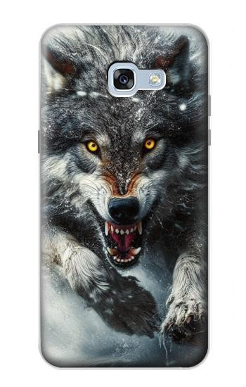 S3965 Angry Wolf Running Case For Samsung Galaxy A5 (2017)