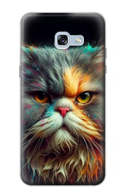 S3971 Cat Painted Color Case For Samsung Galaxy A5 (2017)