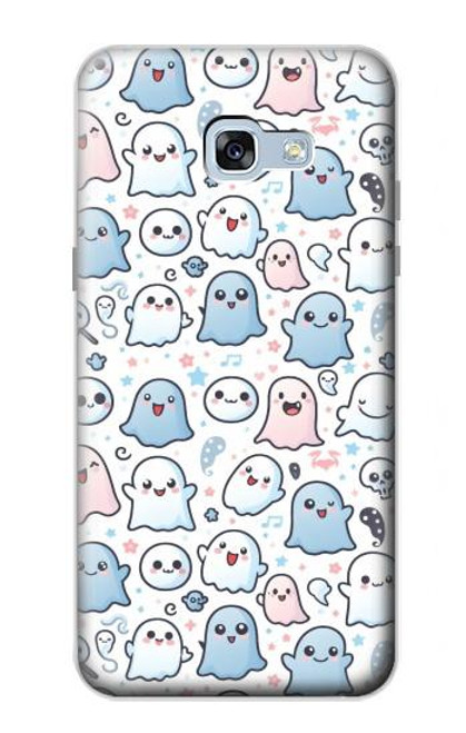 S4013 Seamless Cute Ghost Pattern Case For Samsung Galaxy A5 (2017)