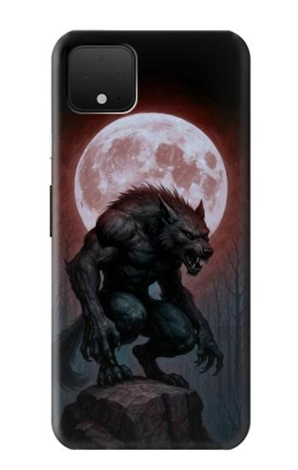 S4024 Werewolf Blood Moon Case For Google Pixel 4