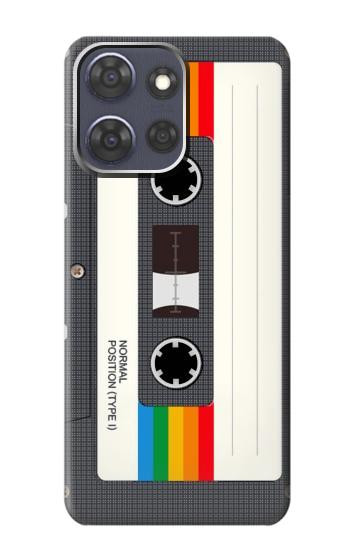 S4023 Vintage Rainbow Compact Cassette Case For Motorola Moto G Power (2025,2026)