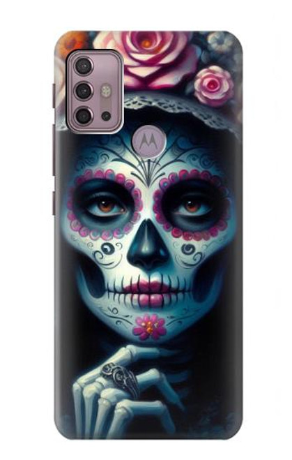S3990 Girl Skull Steam Punk Gothic Case For Motorola Moto G30, G20, G10
