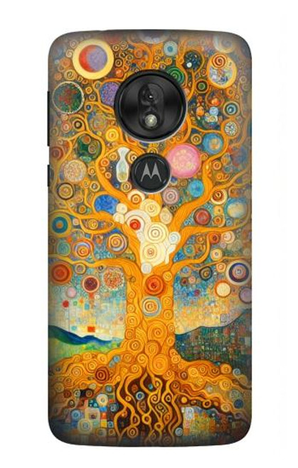 S4007 Tree of Life Painting Case For Motorola Moto G7 Power