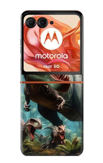 S4021 T-rex Dinosaur Jurassic Case For Motorola razr 2024, Motorola Razr 70,60,50, Razr (2026, 2025, 2024)