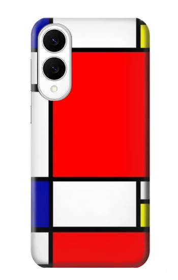 S0157 Composition Red Blue Yellow Case For Samsung Galaxy S25 Edge