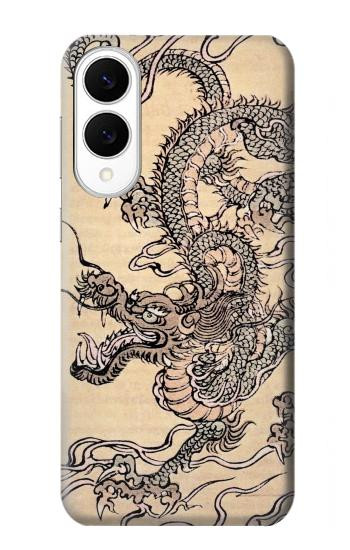S0318 Antique Dragon Case For Samsung Galaxy S25 Edge