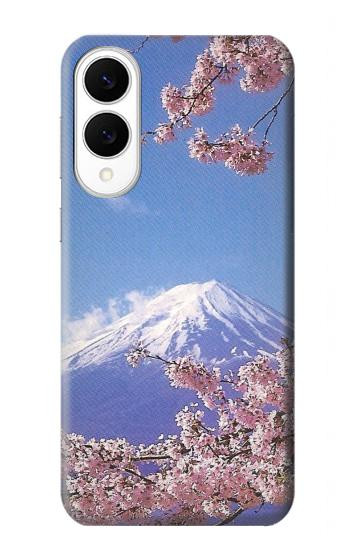 S1060 Mount Fuji Sakura Cherry Blossom Case For Samsung Galaxy S25 Edge