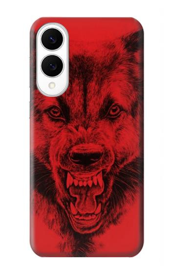 S1090 Red Wolf Case For Samsung Galaxy S25 Edge