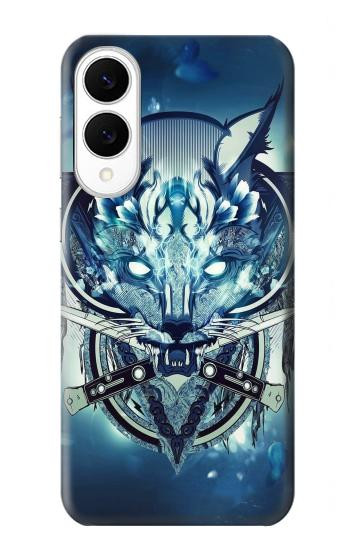 S1135 Wolf with knives Rock Case For Samsung Galaxy S25 Edge