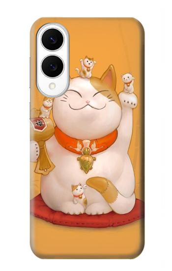 S1217 Maneki Neko Lucky Cat Case For Samsung Galaxy S25 Edge