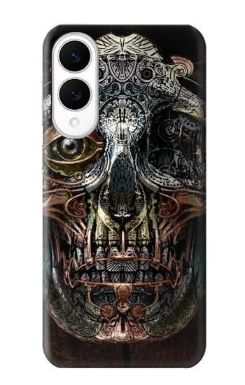 S1685 Steampunk Skull Head Case For Samsung Galaxy S25 Edge