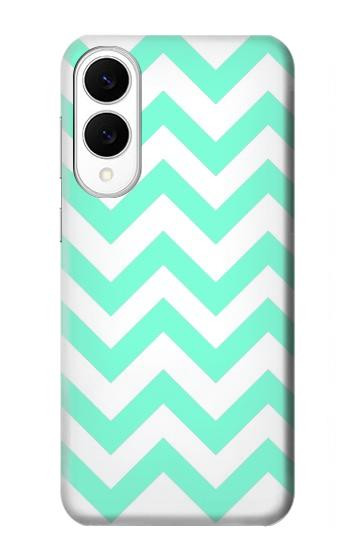 S1723 Mint Chevron Zigzag Case For Samsung Galaxy S25 Edge