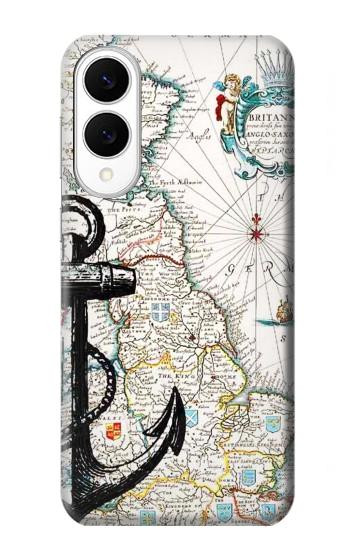 S1962 Nautical Chart Case For Samsung Galaxy S25 Edge