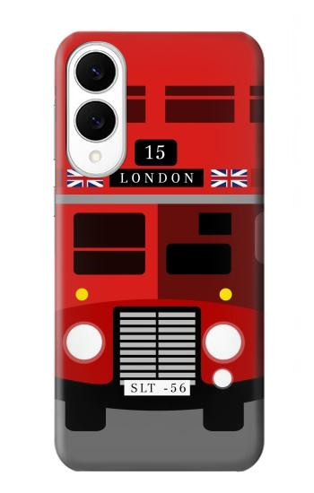 S2058 England British Double Decker Bus Case For Samsung Galaxy S25 Edge