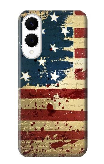 S2349 Old American Flag Case For Samsung Galaxy S25 Edge