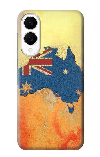 S2494 Australia Flag Map Rock Texture Case For Samsung Galaxy S25 Edge