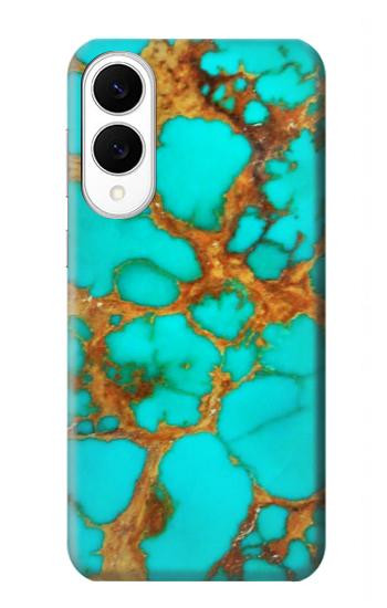 S2688 Aqua Copper Turquoise Gemstone Graphic Case For Samsung Galaxy S25 Edge