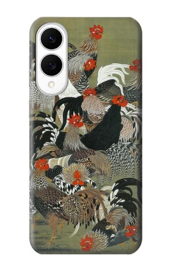 S2699 Ito Jakuchu Rooster Case For Samsung Galaxy S25 Edge
