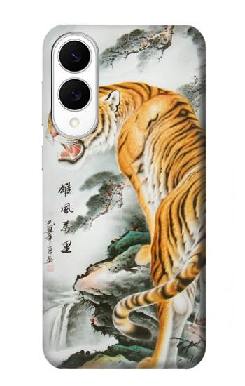 S2750 Oriental Chinese Tiger Painting Case For Samsung Galaxy S25 Edge