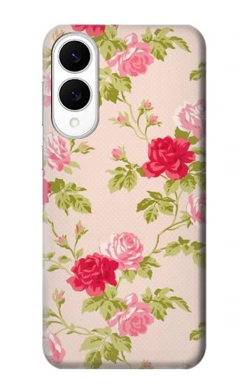 S3037 Pretty Rose Cottage Flora Case For Samsung Galaxy S25 Edge
