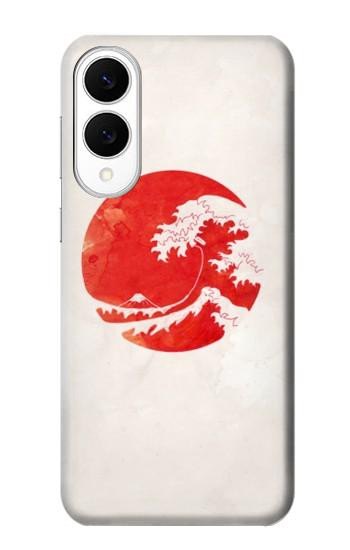 S3237 Waves Japan Flag Case For Samsung Galaxy S25 Edge