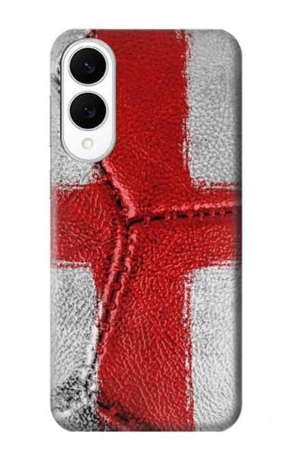 S3316 England Flag Vintage Football Graphic Case For Samsung Galaxy S25 Edge