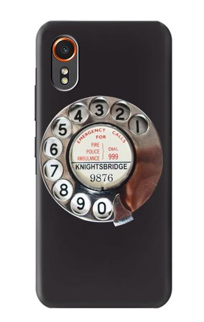 S0059 Retro Rotary Phone Dial On Case For Samsung Galaxy XCover7