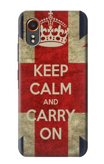 S0674 Keep Calm and Carry On Case For Samsung Galaxy XCover7
