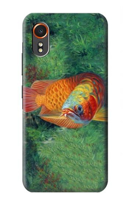 S1157 Red Arowana Fish Case For Samsung Galaxy XCover7