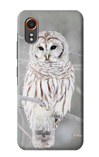 S1566 Snowy Owl White Owl Case For Samsung Galaxy XCover7