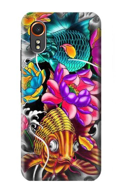 S1630 Fish Japanese Oriental Tattoo Case For Samsung Galaxy XCover7