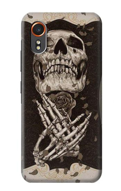 S1676 Skull Rose Case For Samsung Galaxy XCover7